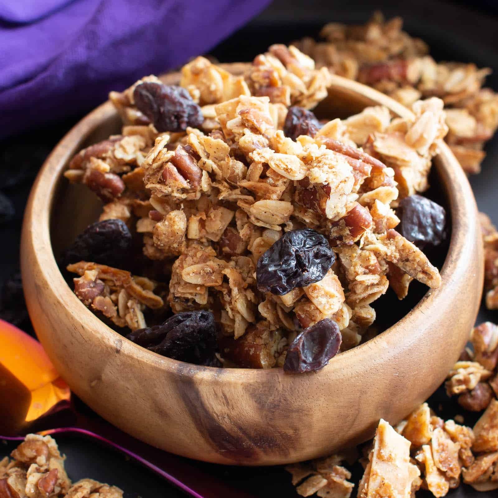گرانولا کشمش گردو مزرعه روغن