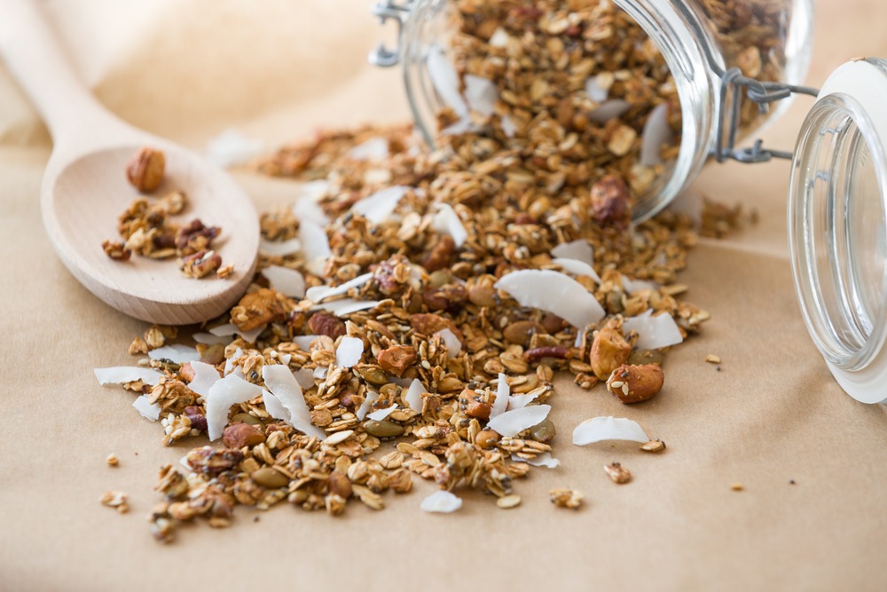 گرانولا نارگیلی تازه