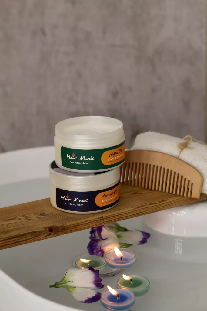 ماسک مو دوقلو مو رنگ نشده (ماکادمیا + آووکادو)