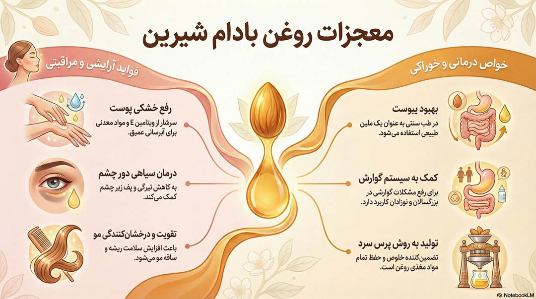 روغن بادام شیرین